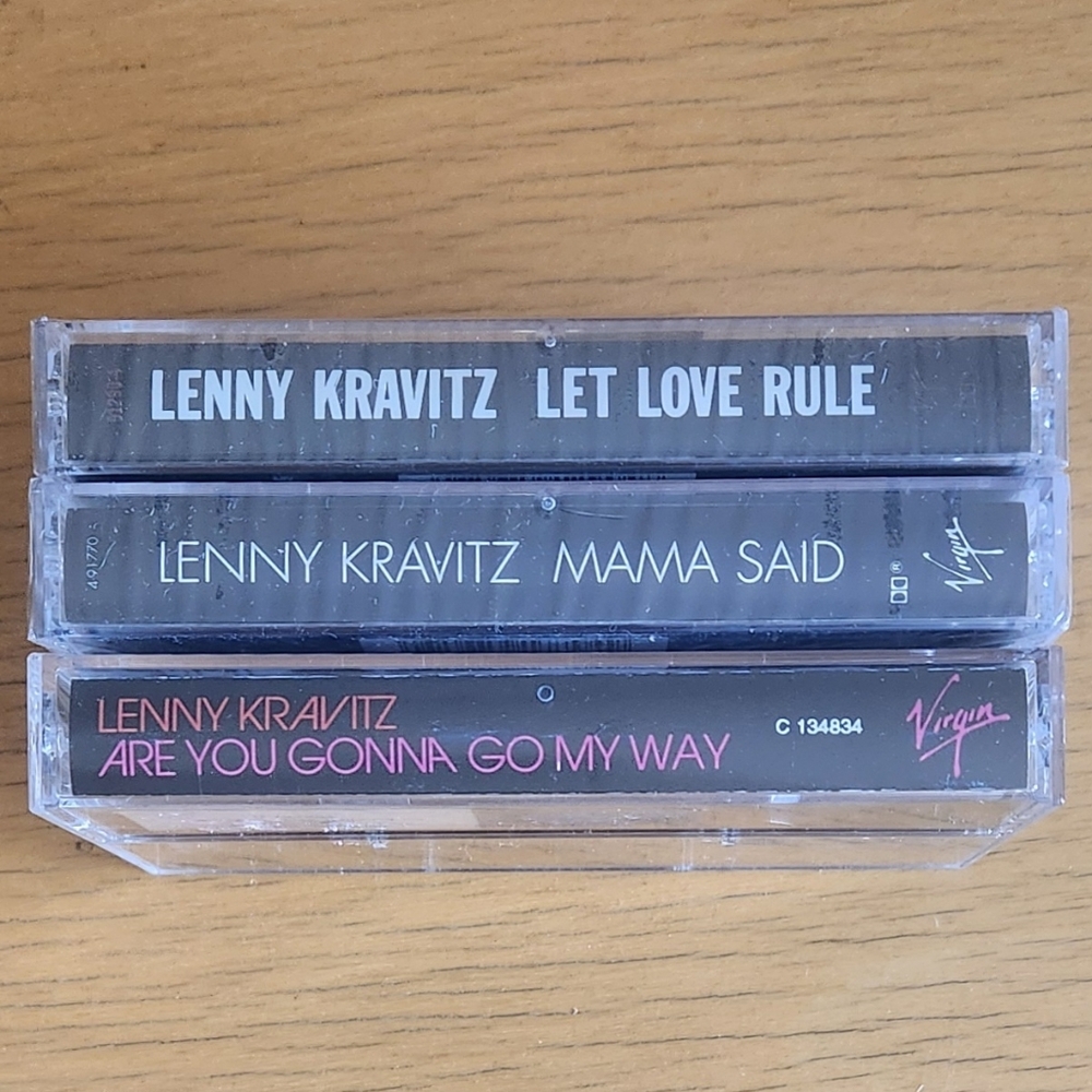 Lenny Kravitz - 80s & 90s Tapes (Lot of 3) 
